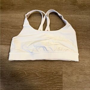 Lululemon white sports bra